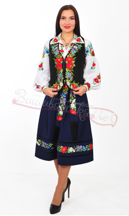 Women's suit with embroidery 0901