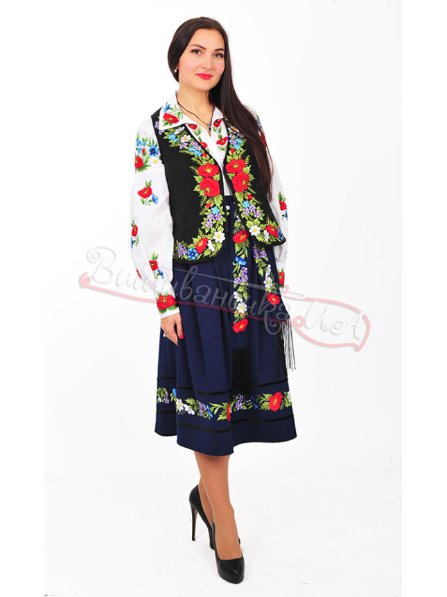 Women's suit with embroidery 0901