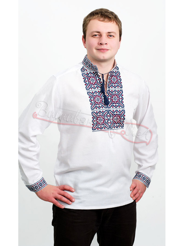 Мужская вышиванка, ручная вышивка 5113