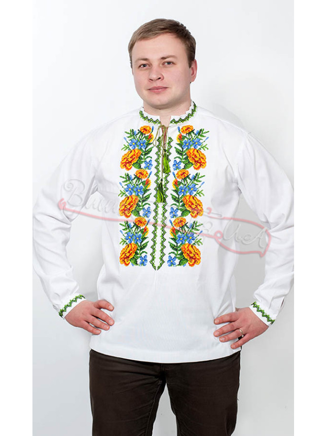 Чоловіча вишиванка, бісером 7903