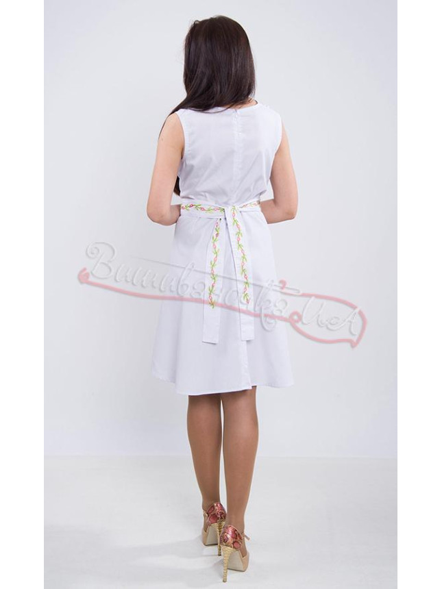 Summer little dress with floral pattern 7215 size 104 fabric Cotton