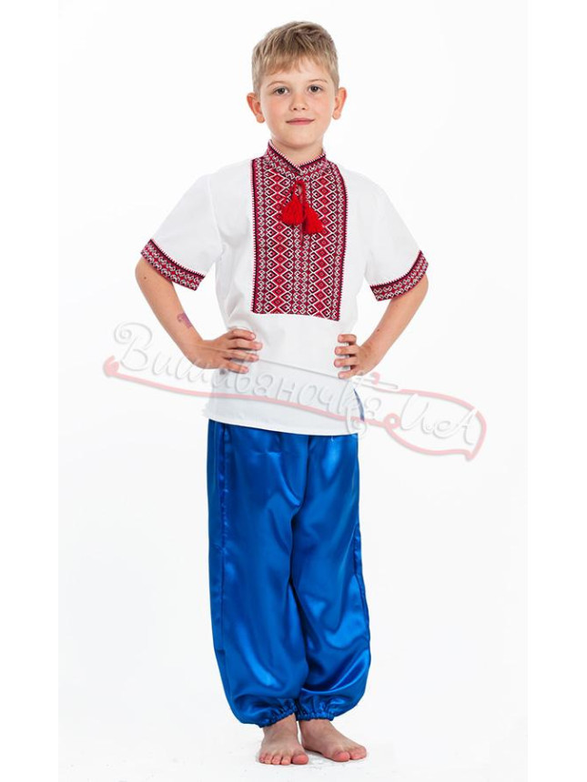 Children's sharovary trousers for a boy ШС1 size 152