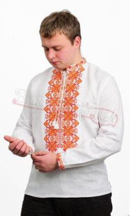 Вышиванка крестиком, мужская 3810