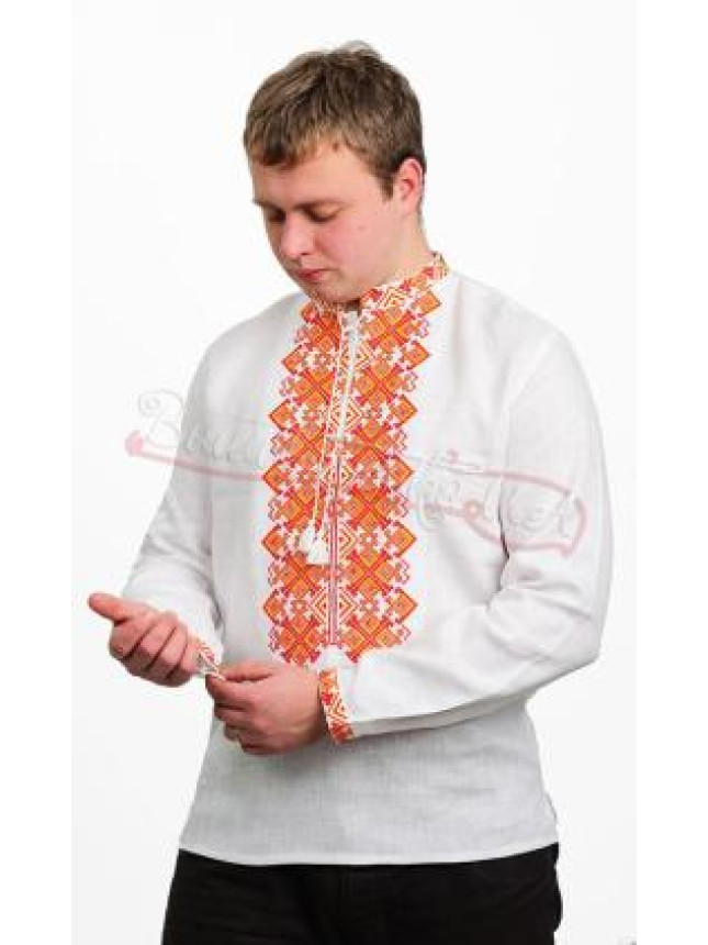 Вышиванка крестиком, мужская 3810