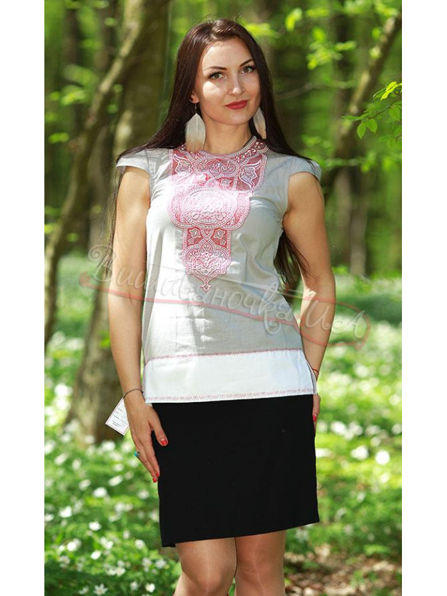 Women's blouse sleeveless 7098 size 42