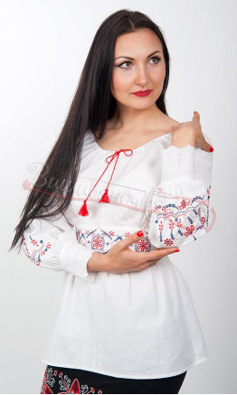 Вышиванка оригинального кроя 7035