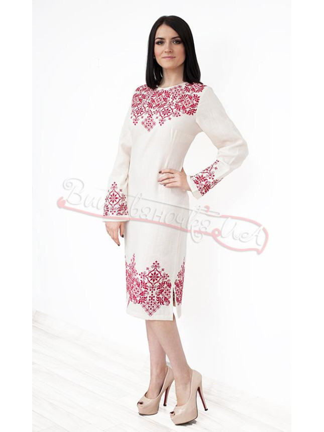 Refined dress in soft pink 7248