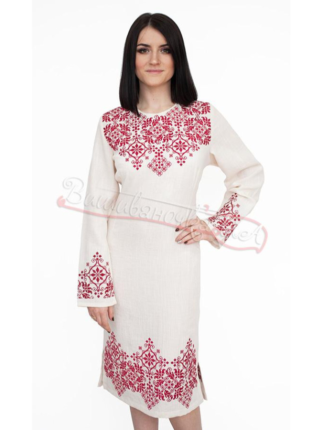 Refined dress in soft pink 7248