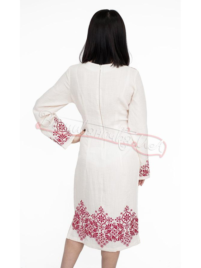 Refined dress in soft pink 7248