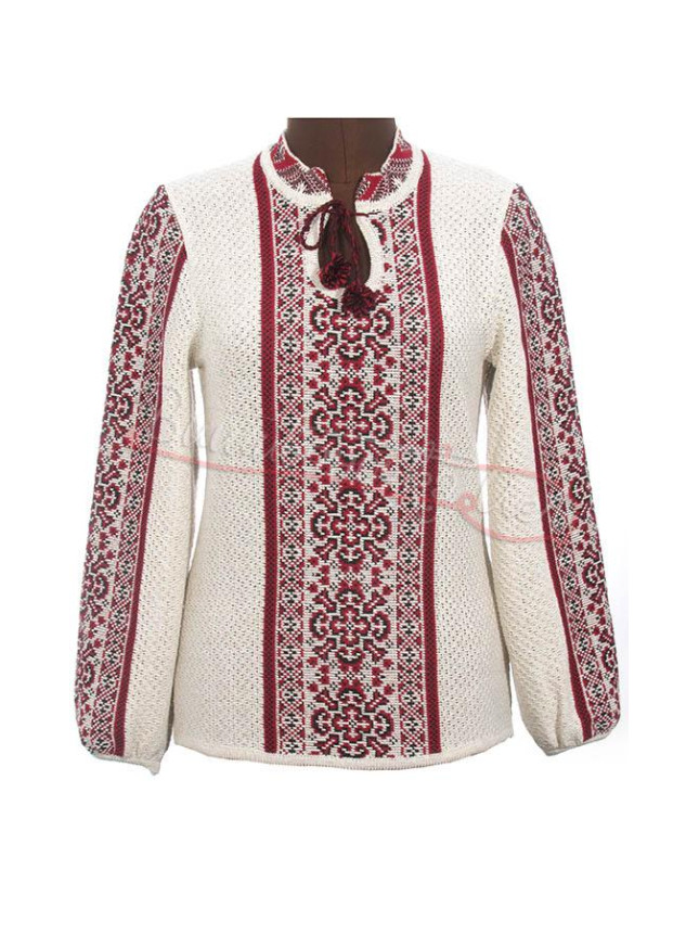 Women's knitted vyshyvanka 5220 size 54
