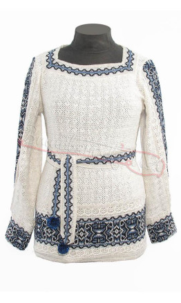 Women's knitted tunic, linen 5250