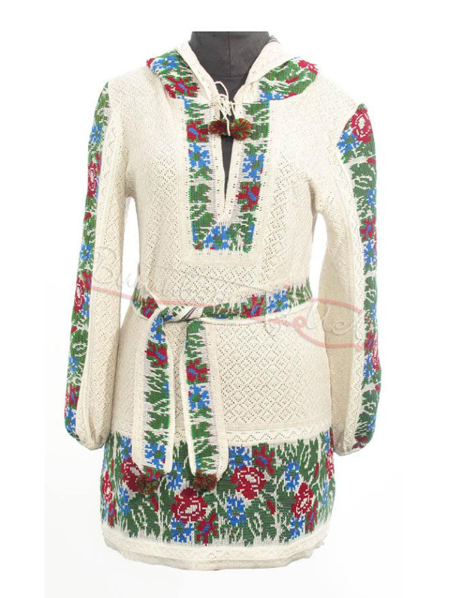 Women's knitted tunic vyshyvanka 5222 size 50