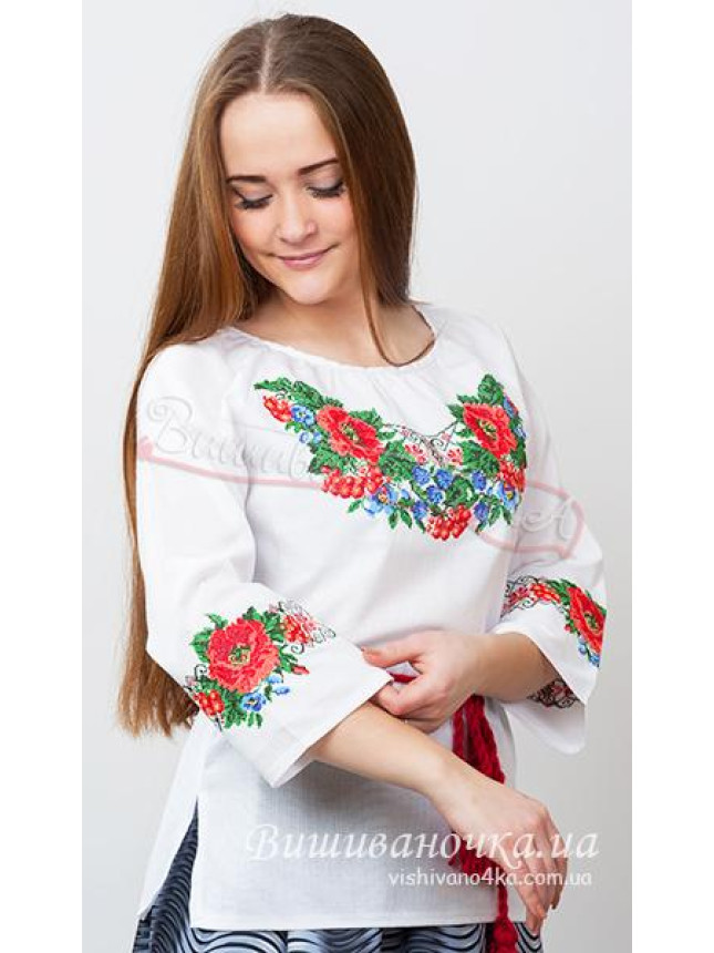 Women's blouse with embroidery 512-1 (2)