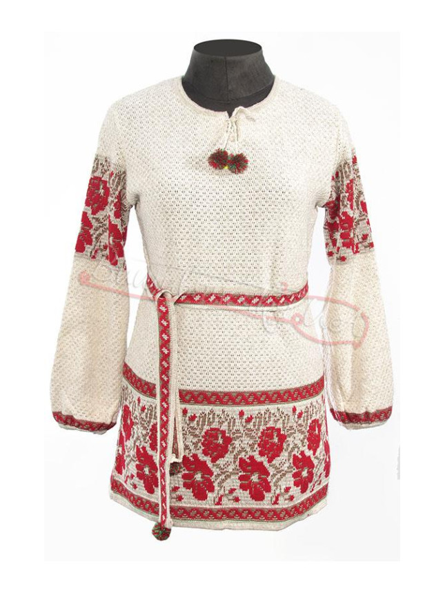 Knitted women's vyshyvanka 5247 size 52