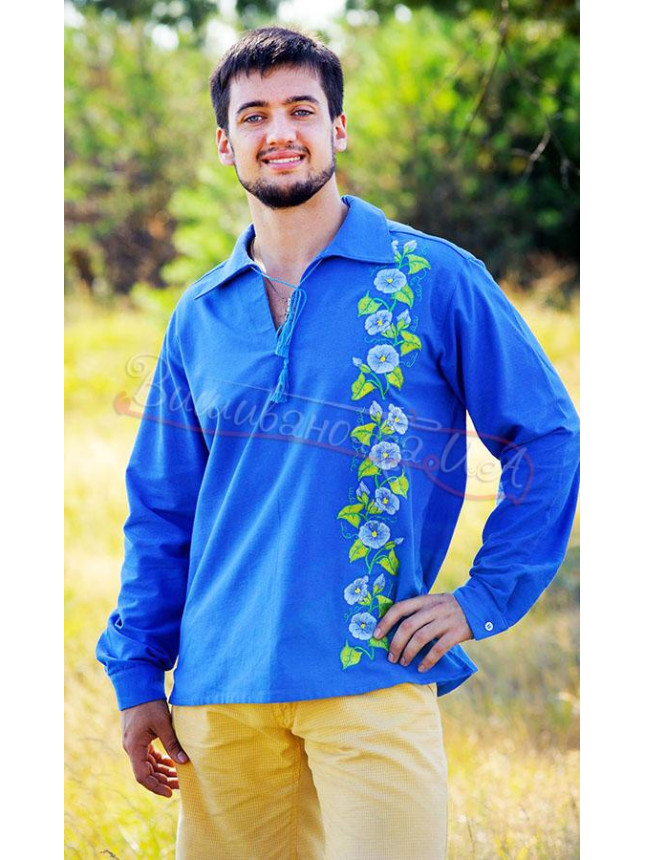 Family set blue vyshyvankas 7312