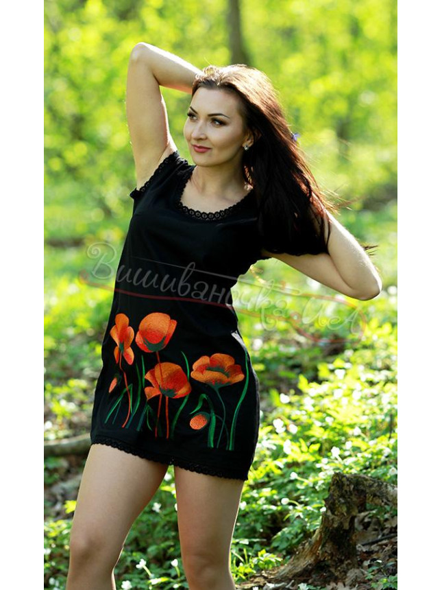 Summer dress with embroidery 7109