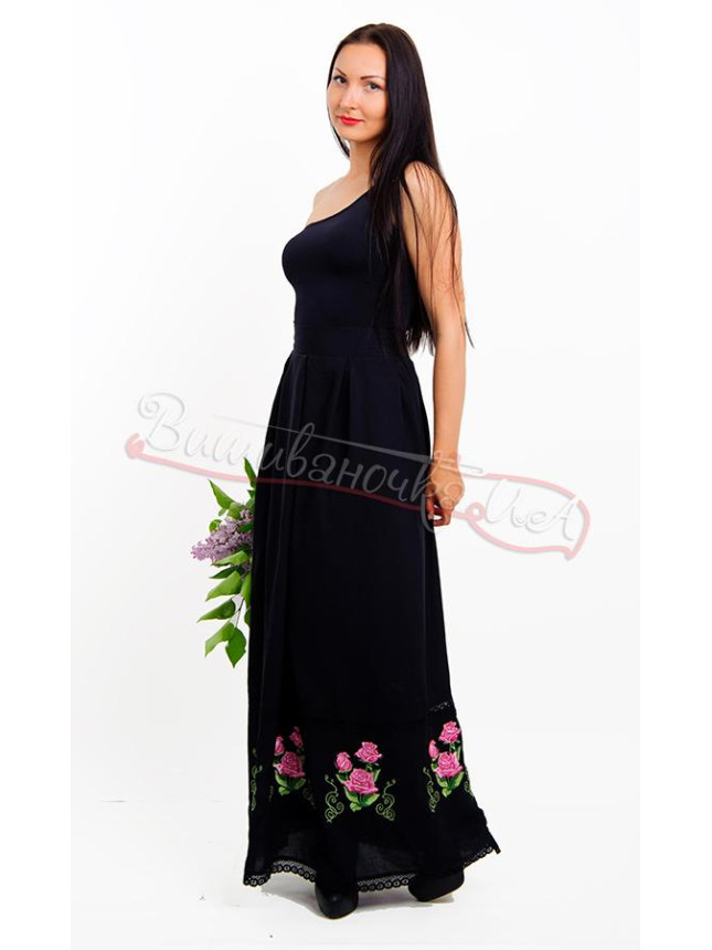 Women's embroidered skirt 7060 size 50 fabric Rayon staple