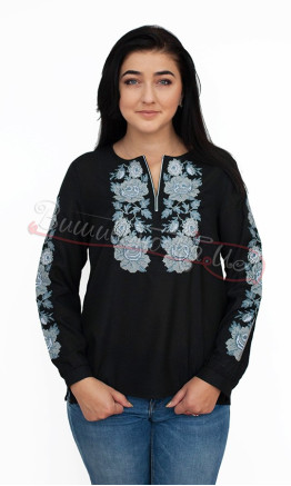Women's shirt with roses 522-2