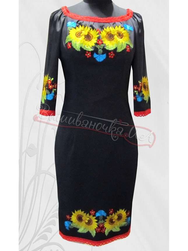 Women's dress with embroidery 3049