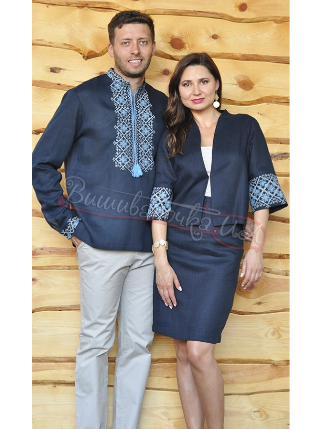 Men's vyshyvanka and women's suit МК01