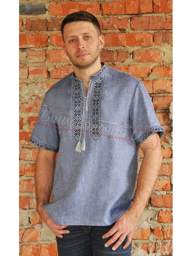 Vyshyvanka with short sleeves м05к size 50