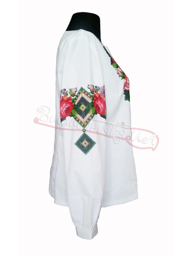 Women's vyshyvanka with beads 7011