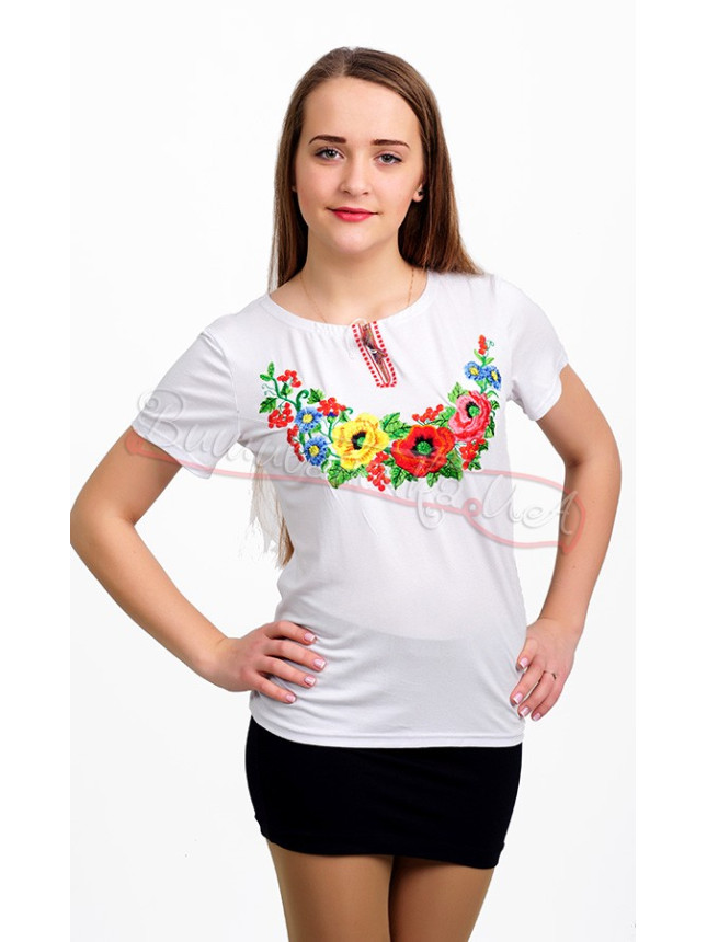 Women's T-shirt with embroidery 3410