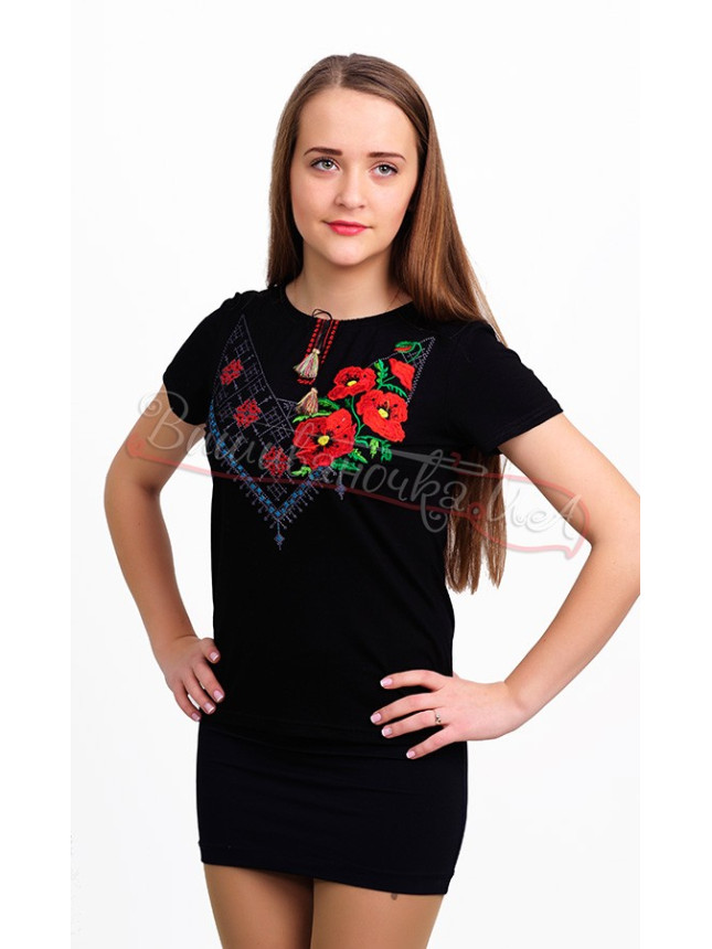 Women's T-shirt with embroidery 3413