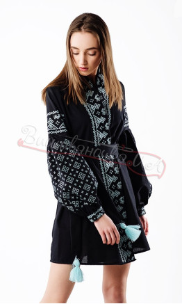 Black dress-kimono НК06