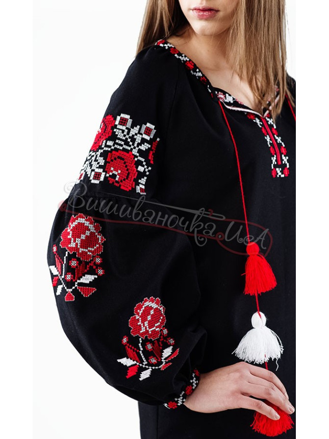 Colourful youthful dresses in homespun cloth НК07