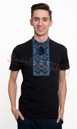 Black men's T-shirt 5207