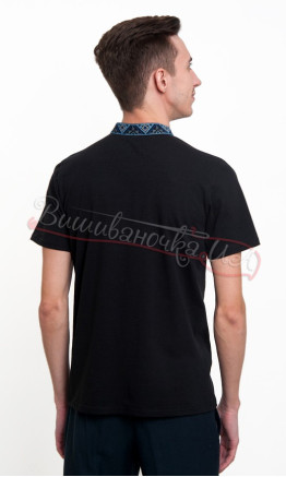 Black men's T-shirt 5207