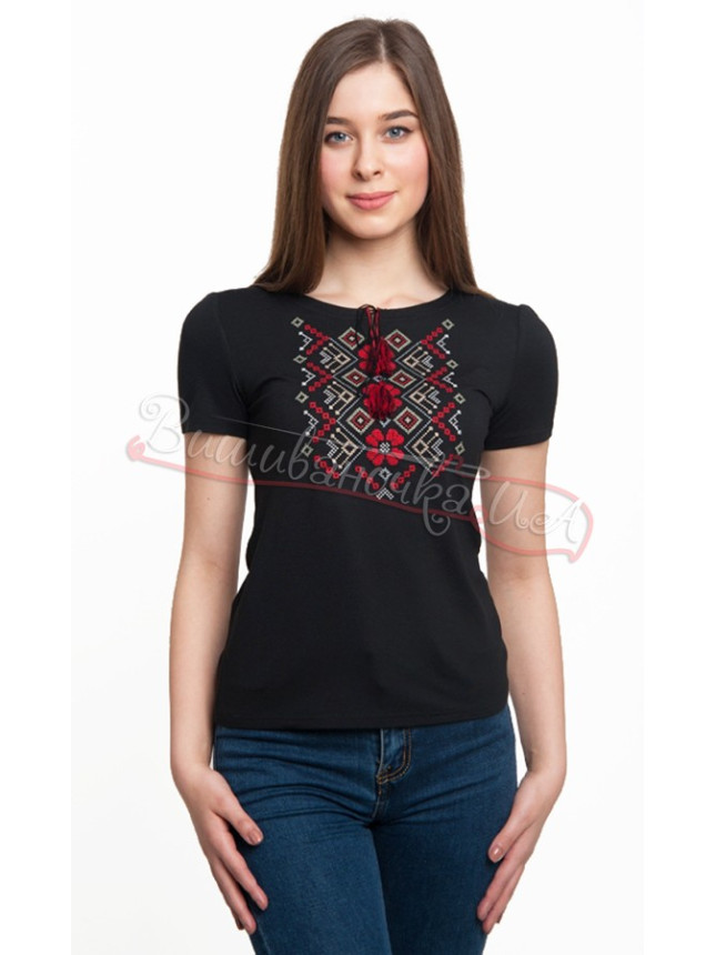 Women's T-shirt with embroidery 50121