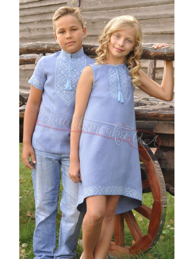Children's matching set in light blue ДМП1603