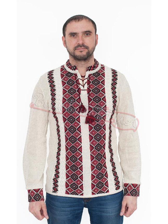 Men's knitted vyshyvanka 5273 size M