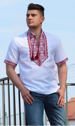 Вишиванка з коротким рукавом  314-2к