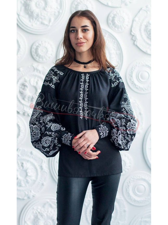 Refined women's vyshyvanka blouse 7299 size 50