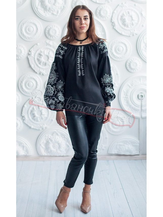 Refined women's vyshyvanka blouse 7299 size 50