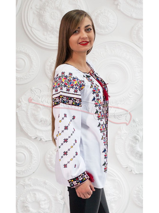 Women's original embroidered shirt 3241 size 50
