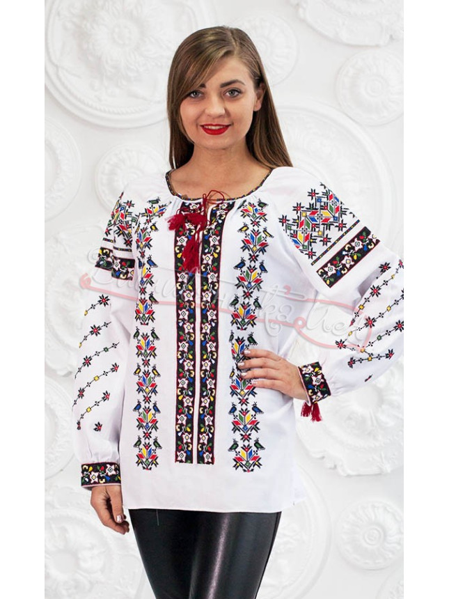 Women's original embroidered shirt 3241 size 50