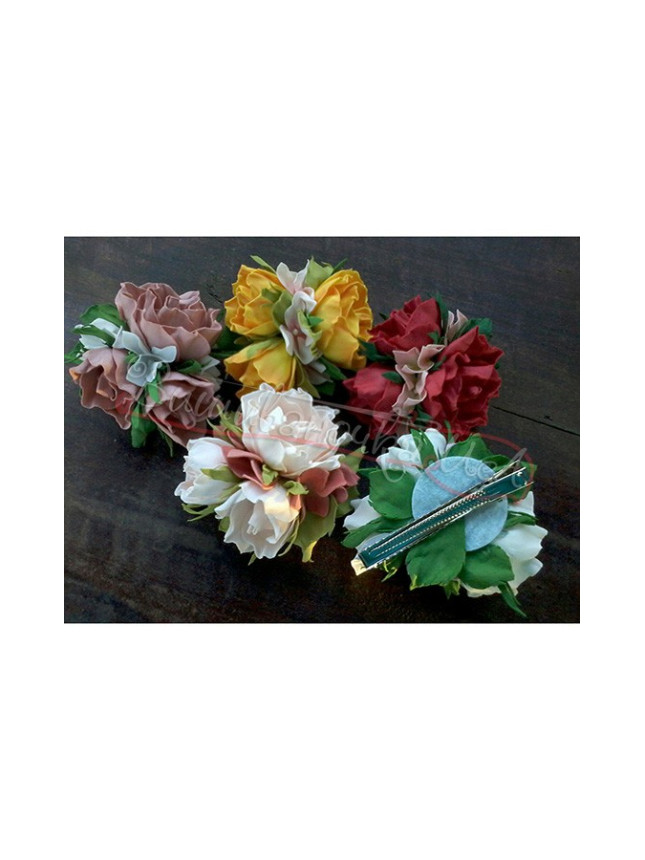 Multicoloured hair clips В21