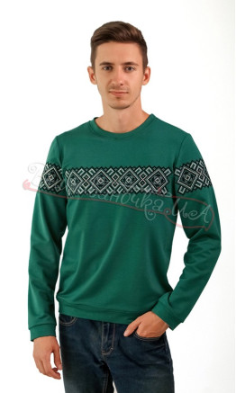 Cardigan men's with geometric pattern 6207