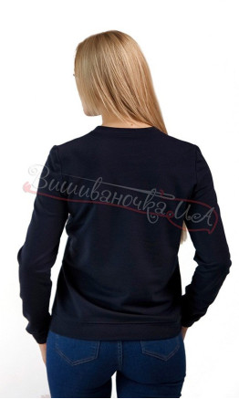 Cardigan embroidered with red ornament 6105