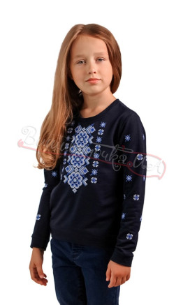 Cardigan with embroidery for a girl 6307