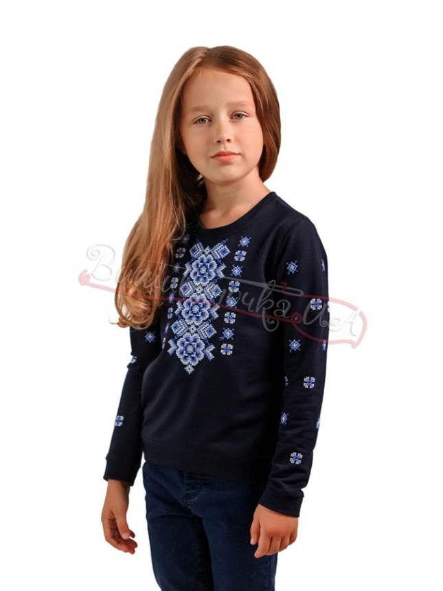 Cardigan with embroidery for a girl 6307