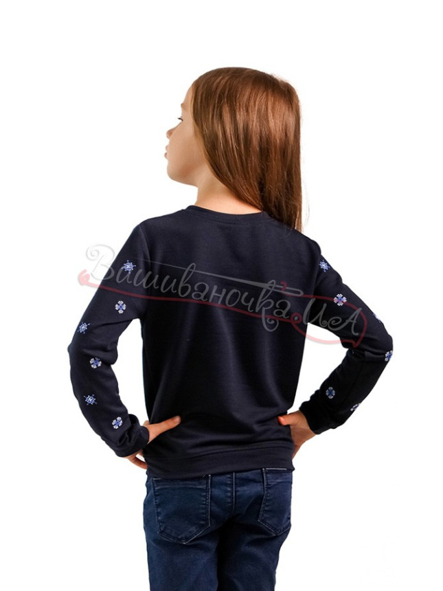 Cardigan with embroidery for a girl 6307