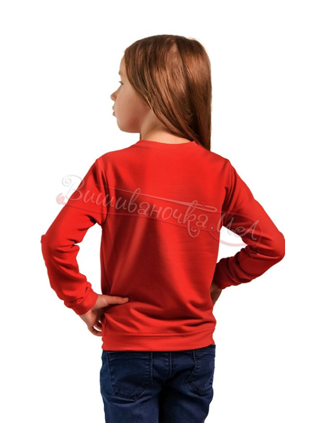 Cardigan with bright embroidered ornament 6304