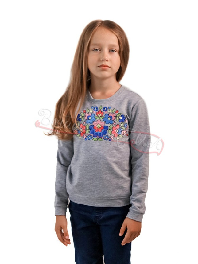 Sweatshirt with bright pattern 6302 size 116