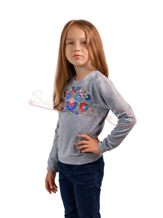 Sweatshirt with bright pattern 6302 size 116