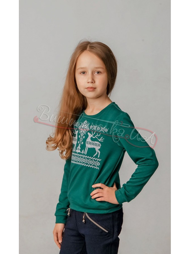 Christmas cardigan for a girl 6311 size 110